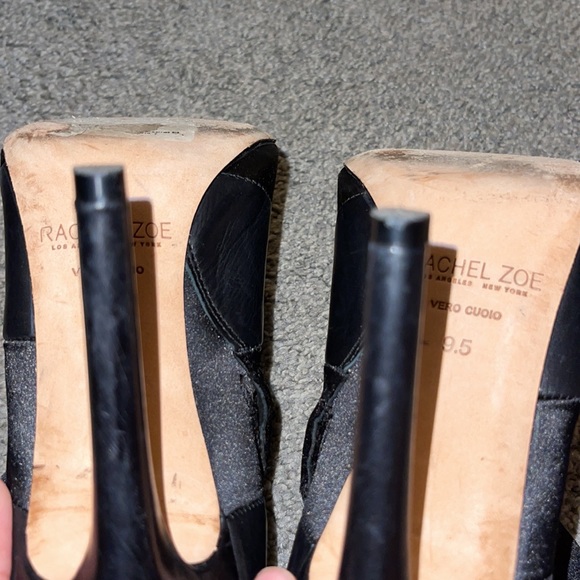 Rachel Zoe black leather boots - Picture 9 of 10